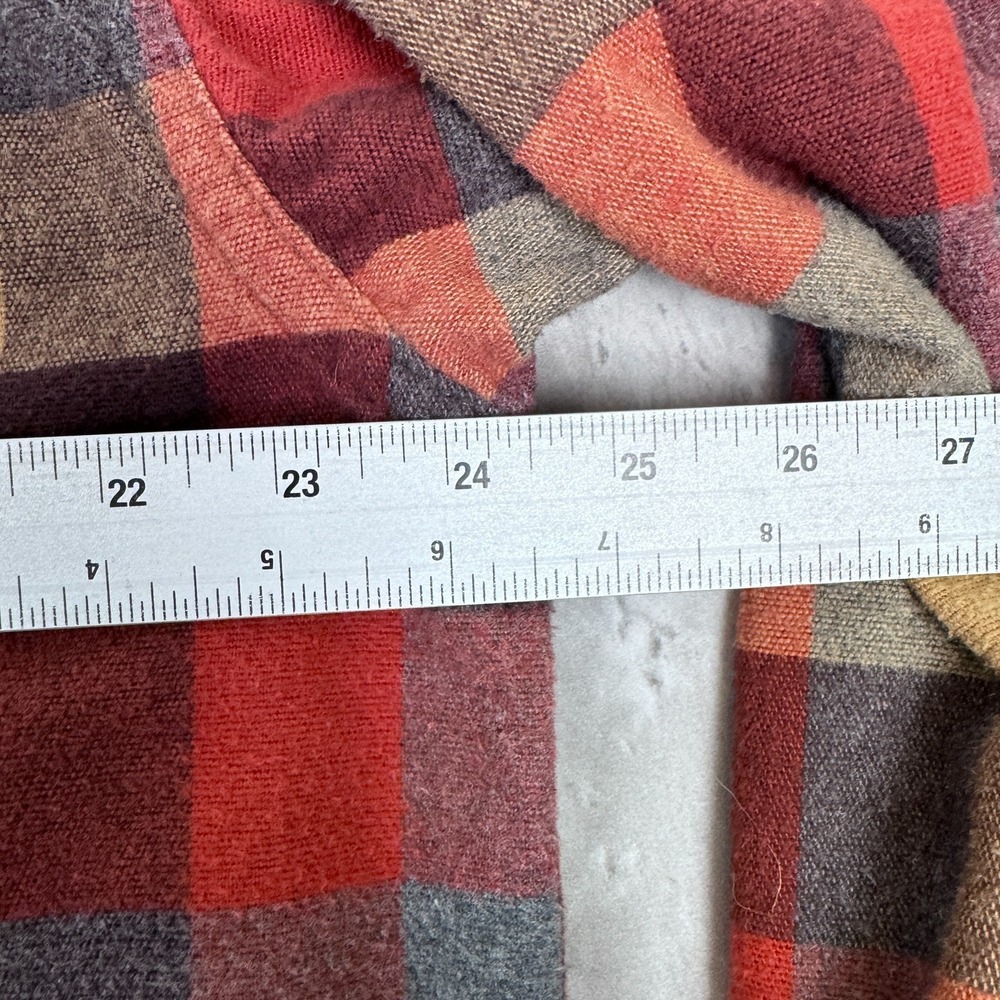 LL Bean Traditional Fit Flannel Shirt Mens XL Granola Plaid Chamois Long Sleeve - Picture 5 of 7
